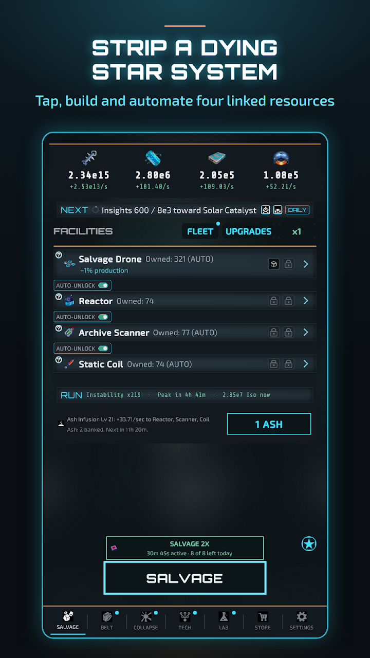 Umbral Idle: Last Salvage screenshot