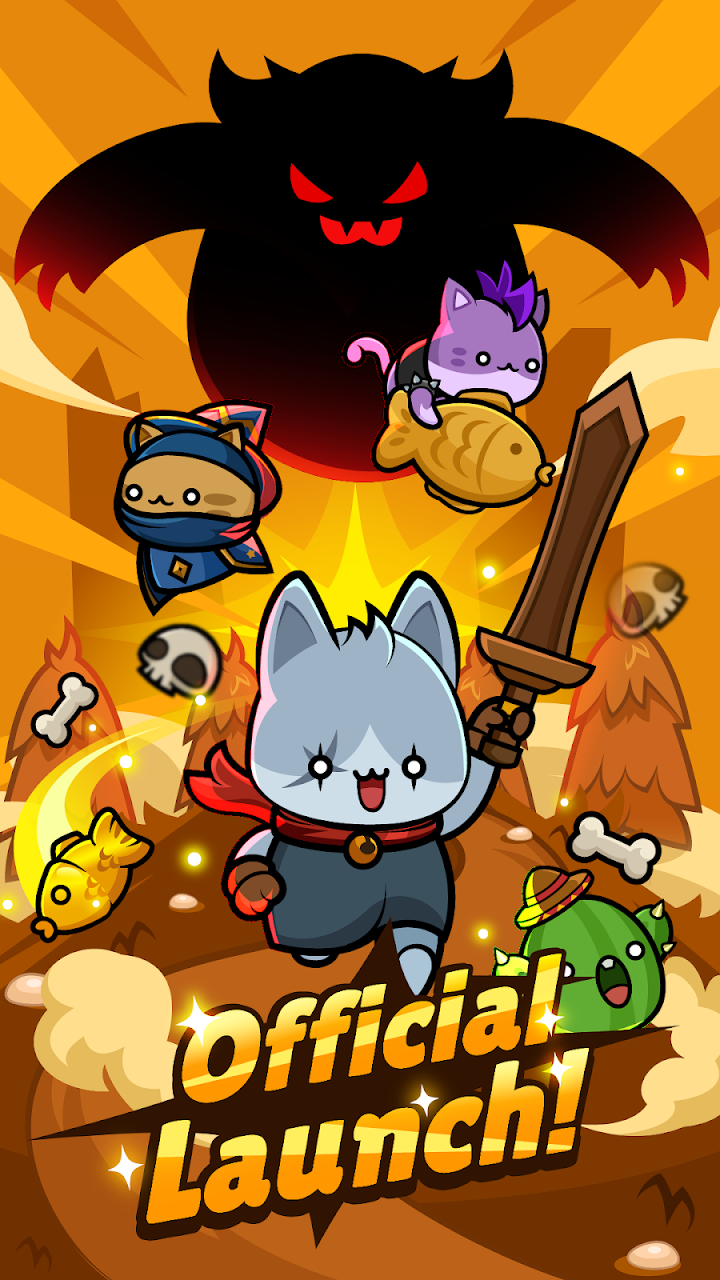 Meow Knights: Idle RPG screenshot