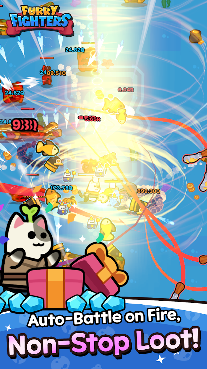 Furry Fighters : Idle RPG screenshot